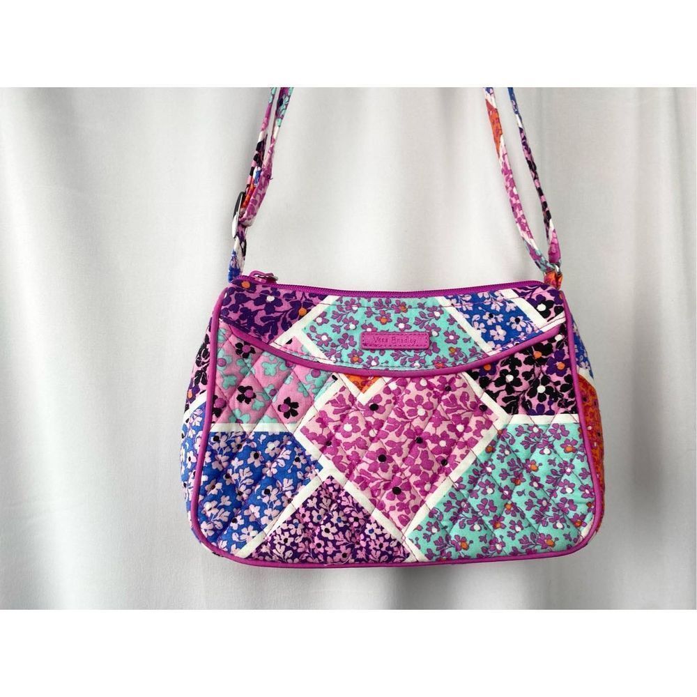 Vera Bradley pink quilted crossbody handbag - Picture 6 of 6